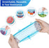 Silicone Stretch Lids, Zero Waste Reusable Silicon Container Lid Covers for Leftover Food Fruit Bowls Pots Cups Jars Dishes (6PCS, White)...