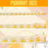 3 Roll Boho Sun Grosgrain Ribbon Sunshine Ribbon for Wreath Bow Craft Gift Wrap Party Decor, 15 Yards...
