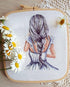 Nurge Beige Large (No:4) Plastic Square Embroidery Hoop, Cross Stitch Hoops, Punch Needle Hoop , DIY Craft Sewing,ABS Plastic Embroidery Hoops...