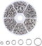 KISSITTY 1400pcs 4-10mm Assorted Stainless Steel Open Jump Rings 1mm Thick for DIY Jewelry Chainmail Making...