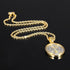 LBFEEL Stainless Steel Saint Benedict Medal Gold Catholic Saint Medals Pendant Necklace for Men Women with a Gift Box...