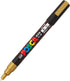 Uni Posca Fine Marker, Gold (PC3M.25)...