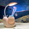 Cute Desk Lamp,Childrens Led Night Light, Portable Foldable Rechargeable Animal Table Lamp for Kids Students Desk with Lights (Pink)...
