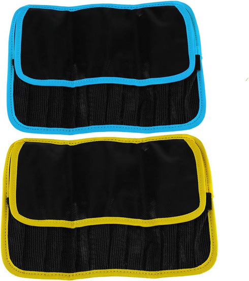 Jig Bag,Fishing Lure Jig Bag Waterproof PVC Pockets Bags Fishing Tackle Gear Tools Accessories Bag 31x22cm/12.2x8.6inch(Blue) Slow Jig Case Calcut...