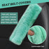 1 Set 8 Pieces Fluffy Steering Wheel Cover for Women, ZXGHIJJ Short Plush Fluffy Car Accessories Set Anti-Slip Car Steering Wheel Cover Furry Auto...