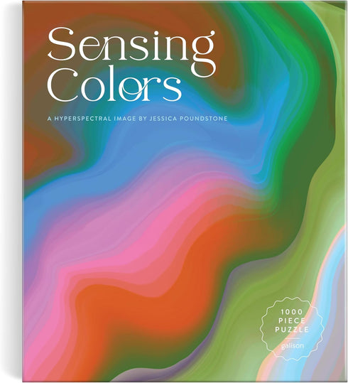 Galison Sensing Colors – 1000 Piece Jessica Poundstone Puzzle Featuring Ephemeral Art from The Hyperspectral Sensing Art Series...