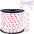 KatchOn, Red Valentines Day Ribbon -100 Yards | Valentines Ribbons for Crafts | Red Heart Ribbon for Crafts | Red Heart Curling Ribbon for Valenti...