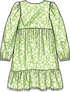 Simplicity Easy to Make Children's and Girls' Relaxed Fit Tiered Dress Sewing Pattern Packet, Design Code S9933, Sizes 7-8-10-12-14, Multicolor...