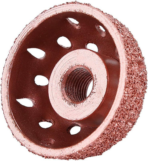 Tire Buffing Wheel,38mm 70 Grid Tungsten Alloy Tire Grinding Head Coarse Grit Buffing Wheel with Linking Rod...