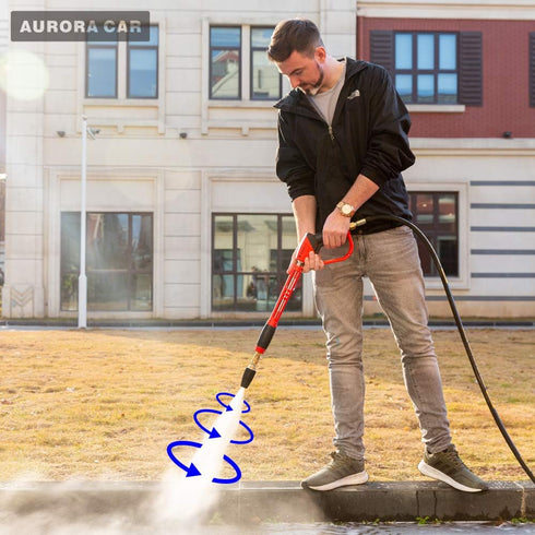 Pressure Washer Tips Turbo Nozzle Pressure Washer 4000 PSI Max Rotating Pressure Washer Nozzle with 1/4'' Quick Connect for Cleaning Brick, Concre...