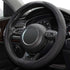 Xizopucy Car Steering Wheel Cover,14.5-15 Inch Black Universal Microfiber Leather Covers Breathable Anti-Slip Odorless Steering Wheels Accessories...