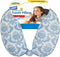 Cloudz Patterned Microbead Airplane Travel Neck Pillow. Customize Your Comfort and Support While Traveling on a Plane, Car, Bus or Train! - Blue P...