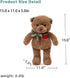 15”Teddy Bear with Heart Cute Brown Teddy Bear Stuffed Animals for Valentines Day Soft Stuffed Bear Plush Bear Plushie Toys Gifts for Girlfriend B...