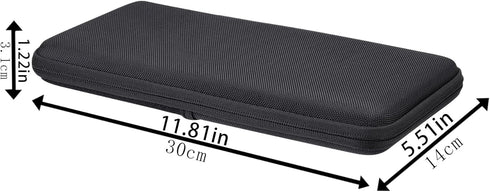 khanka Hard Carrying Case + Silicone Keyboard Cover Compatible with Logitech K380 Multi-Device/Pebble 2 Combo for Mac Keyboard + Pebble M350 M355 ...