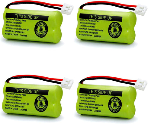 2.4v BT184342 BT284342 BT18433 BT28433 BT183348 BT283348 BT-1011 Replacement Battery Compatible with Phone CS6209 CS6219 CS6229 DS6151 89-1330-01-...