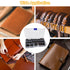 40 Pieces Leather Hole Punch Tool, Multiple Shapes Leather Hole Punch Set for Belts, Leather Cutting Dies Kit with Storage Case & Mat, Hollow Punc...