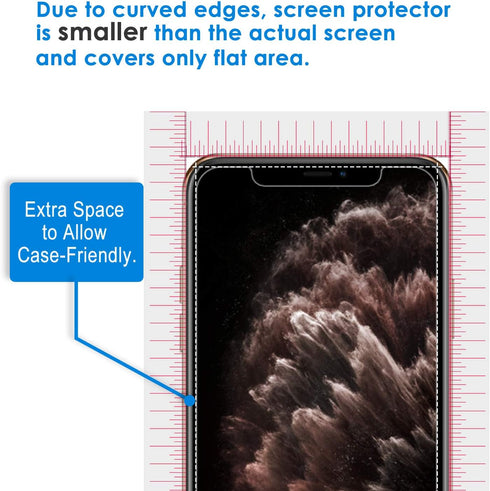 JETech Privacy Screen Protector for iPhone 11 Pro, iPhone Xs and iPhone X 5.8-Inch, Anti Spy Tempered Glass Film, 2-Pack...