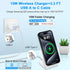 Wireless Charger Station 15W Fast Wireless Phone Charging Dock Pad Holder Stand for iPhone 15 Pro Max,15 Pro,15 Plus,15,Google Pixel 8a 8 7,Samsun...