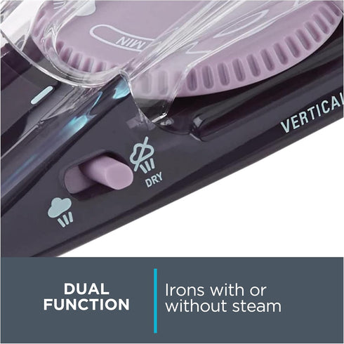 Rowenta Travel Iron, Pro Compact Stainless Steel Soleplate Hand Held Steamer Iron for Clothes, 200 Microsteam Holes, 1000 Watts Ironing, Fabric St...