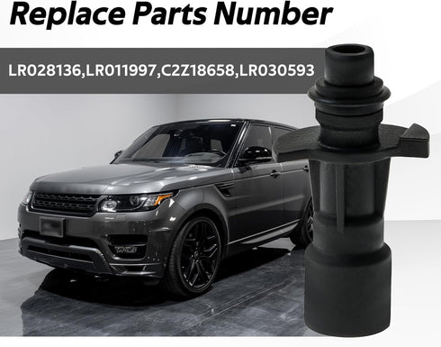 Water Pump Hose Oil Cooler Line Engine Oil Cooler Inlet Connector Compatible with Land Rover Sport LR4 Range Rover Replace#LR028136 LR011997...