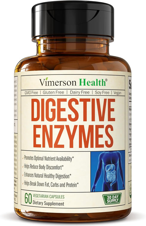 Digestive Enzymes - Probiotic Multi Enzyme (Enzimas Digestivas) - Digestive Supplements with Unique Makzyme-Pro Formula - Advanced Enzymes for Dig...