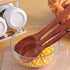 HANSGO Wooden Cooking Spoons, 3PCS Good Grips Wooden Spoon Set Wooden Kitchen Utensils for Cooking Stirring Mixing Frying DIY Crafts...