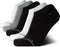 Tommy Hilfiger Men's Athletic Socks - Low Cut Socks (5 Pack), Size 7-12, Black/White/Grey...