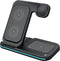 MMOBIEL Wireless Charging Station Compatible with iPhone, Apple Watch and AirPods - 3-in-1 Wireless Charger Stand - 15W - Premium Fast Charger - W...