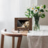 Wooden Photo Frame Pet Memorial Gifts Dog Lovers Gifts for Women, Wooden Photo Frame with Iron Stand for Tabletop or Desktop Display, Home Table D...