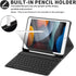 KBCASE Keyboard Case for iPad 9th/8th/7th Generation 2021/2020/2019, Compatible with iPad Air 3/Pro 10.5, Detachable Bluetooth Keyboard Case with ...