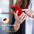 kwmobile Case Compatible with Samsung Galaxy S22 Ultra Case - TPU Silicone Phone Cover with Soft Finish - Classic Red...