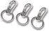 Metal Keyring Keychain Key Ring Chain Holder Organizer for Car/Key Finder, 3 Pack...