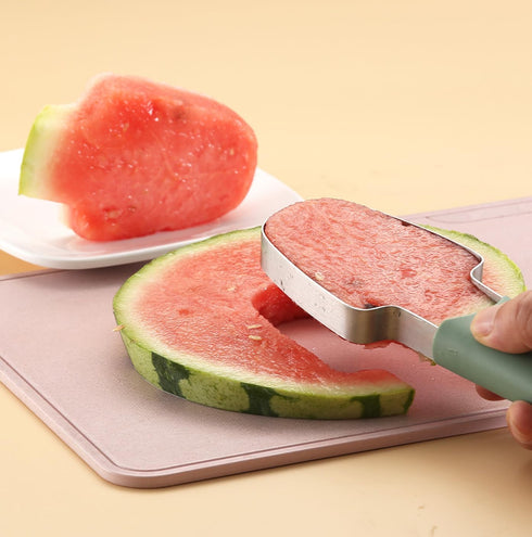 Watermelon cutter,3-in-1 Watermelon cutter Fork Slicer Fruit Cutting Fork Tool,Watermelon Popsicle Cutter, Stainless Steel watermelon cutter slice...