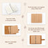 Leather Small Travel Journal Notebook, Vintage Daily Journal notebook Lined Paper, Handmade Mini Leather Notepad for Women & Men(2 pack/brown*2)...