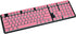 Pudding Keycaps,Double Shot PBT Backlit 108 Keys Key caps Set for Mechanical Gaming Keyboard - Pink (Only Keycaps)...