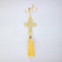 Christian Faith Religious Cross - Rear View Mirror Car Hanging Ornament/Perfect Car Charm Pendant/Amulet - Accessories for Car Décor in Brass for ...