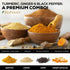 Turmeric Curcumin with BioPerine & Ginger 95% Curcuminoids 2600mg - Natural Joint & Heart Support, Black Pepper for Max Absorption - Health Nutrit...