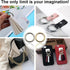 24 PCS Spring O Ring Set, Round Carabiner Snap Trigger Buckle in 4 Size, Zinc Alloy Hooks Clip DIY Accessories for Collars, Keychain, Purse and Ha...