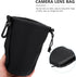2pcs Camera Lens Bag Camera Lens Accessories Drawstring Lens Case Lens Pouch Bag Camera Lens Case Bag Shockproof Camera Lens Case Bag for Dslr Cam...