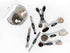 Magnetic Measuring Spoons Set Stainless Steel with Leveler, Stackable Metal Tablespoon Measure Spoon for Baking, Cups and Spoon Set Kitchen Gadget...