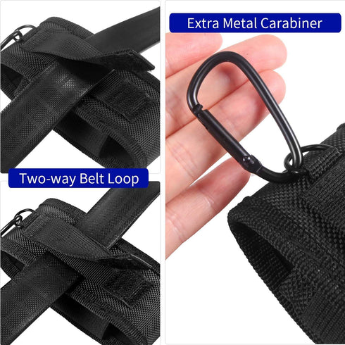 Multitool Sheath for Belt, 900D Nylon Multitool Pouch with 4 Pockets Knife Sheath, EDC Tool Pouch Holster for Multitool Pocket Knife Tactical Pen ...