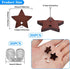 Wood Earring Studs for Jewelry Making,70Pcs Wooden Earrings Posts for Earring Findings Wood Stud Earring Posts with Loop Earring Pin Studs Bulk wi...