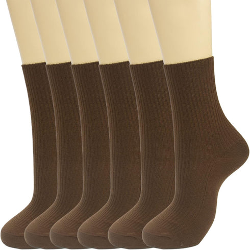 6 Pairs Japanese Aesthetic Cute Athletic Soft Socks for Women & Girls, Ankle Crew Stretch Neutral Socks...