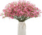 BOMAROLAN Artificial Baby Breath Flowers Fake Gypsophila Bouquets 12 Pcs Plastic Fake Real Touch Flowers for Wedding Decor DIY Home Party?Pink?...