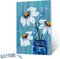 Ginkko Paint by Numbers for Adults Kids Beginners with Wooden Frame Easy Acrylic on Canvas 12x16 inch with Paints and Brushes, Vase Flower(Include...