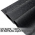 Static Cling Total Blackout Window Film 100% UV Blocking Window Darkening Film Black Opaque Privacy Window Tint Removable Plastic Glass Covering (...