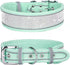 Bling Rhinestone Dog Collar Soft Comfortable Stylish Dog Collar with Bright Reflective Stripe Premium Adjustable Diamond Crystal Pet Collar for Sm...