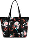 Chrysansmile Large Tote Bag for Women Work Nylon Shoulder Bags Waterproof Beach Bag Flower Womens Purses and Handbags...