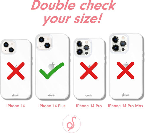 Sonix Glow-in-The-Dark Case for iPhone 14 Plus | Compatible with MagSafe | 10ft Drop Tested | Clear Glow...