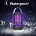 Bug Zapper Outdoor Bug Repellent Rechargeable Camping Lamp Waterproof Mosquito Killer Fly Trap Mosquito Repellent Portable Bug Zapper for Outdoor,...